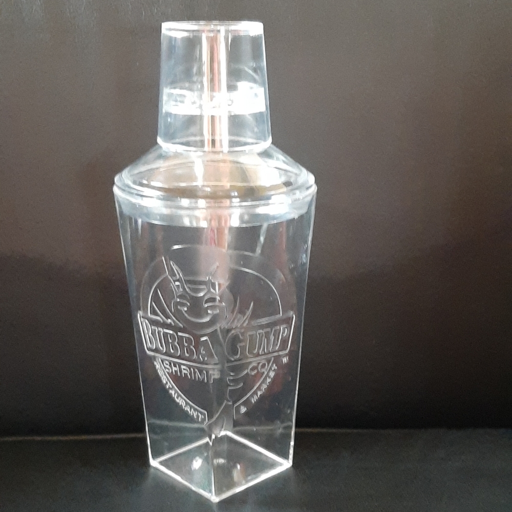 Bubba Gump Shrimp Clear Cocktail Shaker